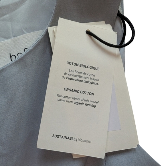 ba&sh Jolia Dress Coquette NYE Women 8 L Blue Cut Out Sleeveless New With Tags - Picture 10 of 15